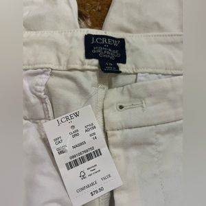 JCREW high rise girlfriend chino